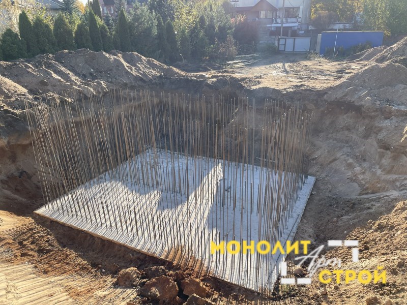 Заливка ленточного фундамента - фото объекта